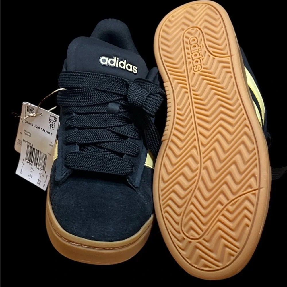 Size 9‎ - Adidas Grand Court Alpha 00S Black Mens Shoes IH1288 no box